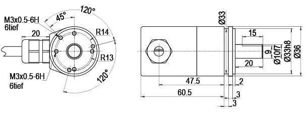 MDG 36 J Kabel Radial