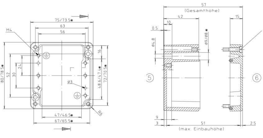 MNHµCON dimensional drawing