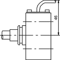 dimensional drawing radial wire interface wa