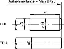 dimensional drawing edl edu axial connector dimensional drawing edl edu axial connector